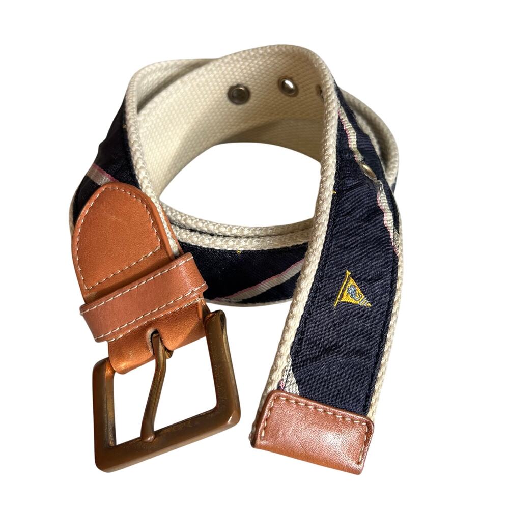J.McLaughlin Fabric Flag Belt